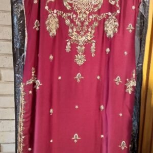 Maroon Suit Front Back
