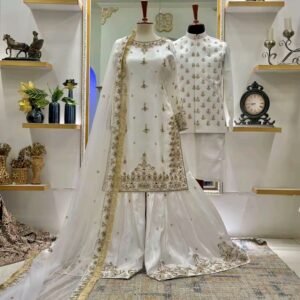 Gharara whitedress