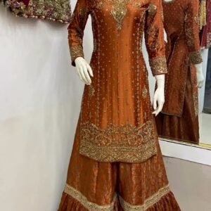 Rust color gharara