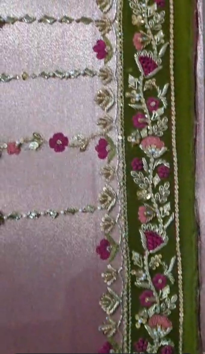 Long shirt with sharara Pink color - Image 8