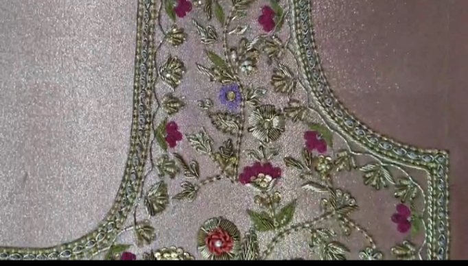 Long shirt with sharara Pink color - Image 10