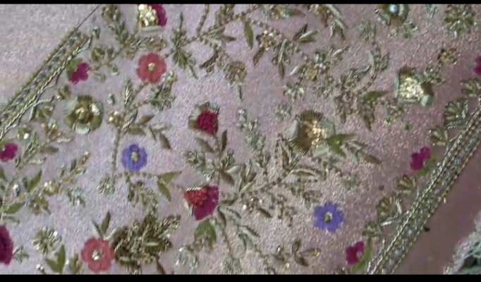 Long shirt with sharara Pink color - Image 12