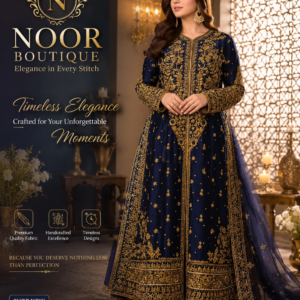 NoorBoutiqe –Royal Farhad open dress